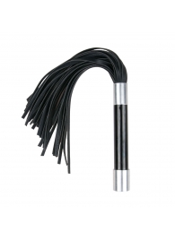 Черная плеть Easytoys Flogger With Metal Grip - 38 см. - Easy toys - купить с доставкой в Саранске