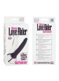 Насадка на пенис Silicone Love Rider Dual Penetrator для двойного проникновения - 14 см. - California Exotic Novelties - в Саранске купить с доставкой