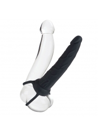 Насадка на пенис Silicone Love Rider Dual Penetrator для двойного проникновения - 14 см. - California Exotic Novelties - в Саранске купить с доставкой