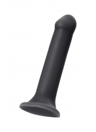 Черный фаллос на присоске Silicone Bendable Dildo XL - 20 см. - Strap-on-me - купить с доставкой в Саранске