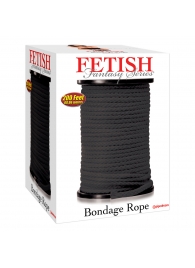 Черная веревка для связывания Bondage Rope - 60,9 м. - Pipedream - купить с доставкой в Саранске