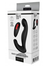 Черный вибромассажер простаты SWIRLING P-PLEASER - Dream Toys - в Саранске купить с доставкой