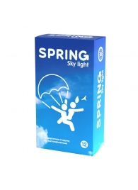 Ультратонкие презервативы SPRING SKY LIGHT - 12 шт. - SPRING - купить с доставкой в Саранске