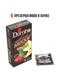 Ароматизированные презервативы DOMINO  Ароматный микс  - 6 шт. - Domino - купить с доставкой в Саранске
