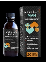 Мужской биогенный концентрат для усиления эрекции Erotic hard Man - 250 мл. - Erotic Hard - купить с доставкой в Саранске