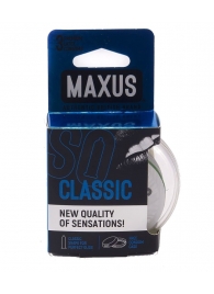 Классические презервативы в пластиковом кейсе MAXUS Classic - 3 шт. - Maxus - купить с доставкой в Саранске