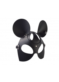 Черная кожаная маска  Мышка - Sitabella - купить с доставкой в Саранске