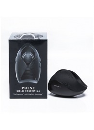 Черный инновационный мужской вибратор PULSE SOLO ESSENTIAL - Hot Octopuss - в Саранске купить с доставкой