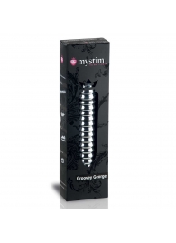 Рельефный фаллос для интенсивного электросекса Groovey George - 20 см. - MyStim - купить с доставкой в Саранске