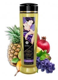 Массажное масло Libido Exotic Fruits с ароматом экзотических фруктов - 240 мл. - Shunga - купить с доставкой в Саранске