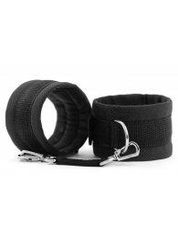 Черные наручники My rules на сцепке - БДСМ Арсенал - купить с доставкой в Саранске