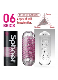 Мастурбатор SPINNER Brick - Tenga - в Саранске купить с доставкой