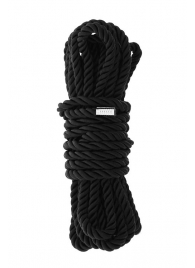 Черная веревка для шибари DELUXE BONDAGE ROPE - 5 м. - Dream Toys - купить с доставкой в Саранске