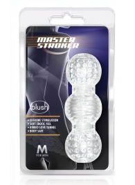 Прозрачный фигурный мастурбатор Master Stroker - Blush Novelties - в Саранске купить с доставкой