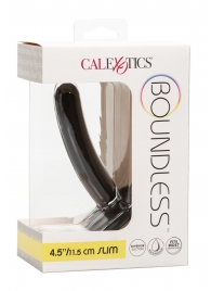 Черный анальный стимулятор Boundless 4.5” Slim Probe - 11,5 см. - California Exotic Novelties - купить с доставкой в Саранске