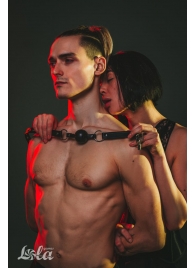 Черный кляп Love Addict на замочке - Lola Games - купить с доставкой в Саранске