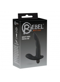 Черный вибромассажер простаты Naughty Finger Prostate Vibe - 13,8 см. - Orion - в Саранске купить с доставкой