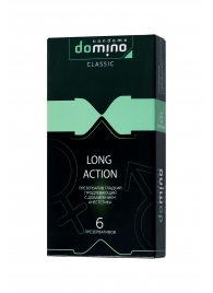 Презервативы с пролонгирующим эффектом DOMINO Classic Long action - 6 шт. - Domino - купить с доставкой в Саранске
