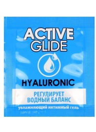 Лубрикант на водной основе Active Glide с гиалуроновой кислотой - 3 гр. - Биоритм - купить с доставкой в Саранске