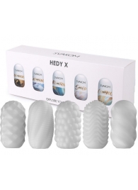 Набор из 5 мастурбаторов Hedy X5 Mixed - Svakom - в Саранске купить с доставкой