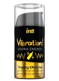 Жидкий интимный гель с эффектом вибрации Vibration! Vodka Energy - 15 мл. - INTT - купить с доставкой в Саранске