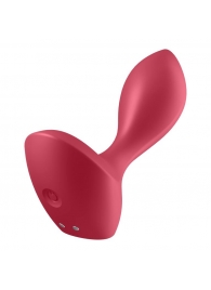Красный вибромассажёр простаты Satisfyer Backdoor Lover - 14 см. - Satisfyer - в Саранске купить с доставкой