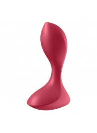 Красный вибромассажёр простаты Satisfyer Backdoor Lover - 14 см. - Satisfyer - в Саранске купить с доставкой