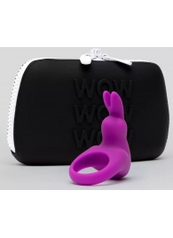 Фиолетовое эрекционное виброкольцо Happy Rabbit Cock Ring Kit - Happy Rabbit - в Саранске купить с доставкой