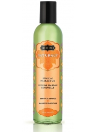 Массажное масло Naturals Tropical Mango с ароматом манго - 236 мл. - Kama Sutra - купить с доставкой в Саранске