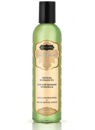 Массажное масло Naturals Vanilla Sandalwood с ароматом ванили и сандала - 236 мл. - Kama Sutra - купить с доставкой в Саранске
