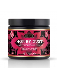 Пудра для тела Honey Dust Body Powder с ароматом клубники - 170 гр. - Kama Sutra - купить с доставкой в Саранске