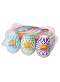 Набор из 6 мастурбаторов Tenga EGG IV с различным рельефом - Tenga - в Саранске купить с доставкой