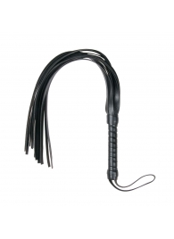 Черный флоггер Flogger Whip - 46 см. - Easy toys - купить с доставкой в Саранске