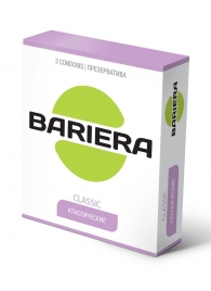 Классические презервативы Bariera Classic - 3 шт. - Bariera - купить с доставкой в Саранске