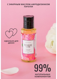 Массажное масло Pleasure Lab Delicate с ароматом пиона и пачули - 50 мл. - Pleasure Lab - купить с доставкой в Саранске