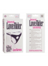 Трусы для страпона с универсальным креплением Universal Love Rider Luxe Harness - California Exotic Novelties - купить с доставкой в Саранске