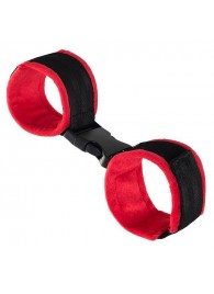 Красно-черные велюровые оковы Anonymo - ToyFa - купить с доставкой в Саранске