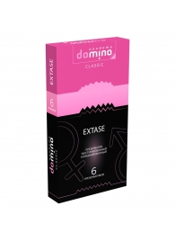 Презервативы с точками и рёбрышками DOMINO Classic Extase - 6 шт. - Domino - купить с доставкой в Саранске