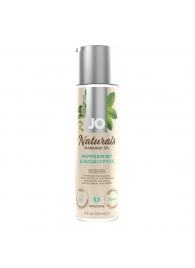 Массажное масло с ароматом перечной мяты и эвкалипта JO Naturals Peppermint   Eucalyptus - 120 мл. - System JO - купить с доставкой в Саранске