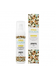 Разогревающее массажное масло с ароматом пина колада Gourmet Pina Colada - 50 мл. - Exsens - купить с доставкой в Саранске