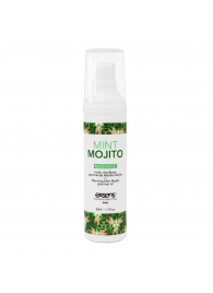 Разогревающее массажное масло с ароматом мохито Gourmet Mint Mojito - 50 мл. - Exsens - купить с доставкой в Саранске