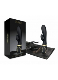 Черный вибратор-кролик Dual Stim Rabbit Vibrator - Fredericks Of Hollywood