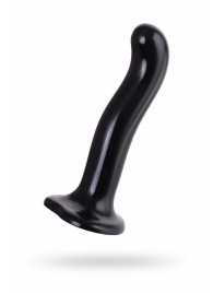 Черный стимулятор для пар P G-Spot Dildo Size L - 19 см. - Strap-on-me - в Саранске купить с доставкой