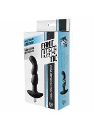 Черная вибропробка для простаты FantASStic Vibrating Prostate Plug - 14,5 см. - Dream Toys - в Саранске купить с доставкой