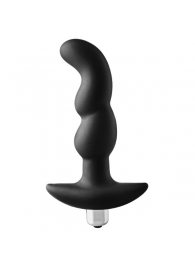 Черная вибропробка для простаты FantASStic Vibrating Prostate Plug - 14,5 см. - Dream Toys - в Саранске купить с доставкой