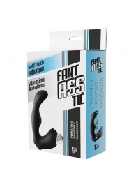 Черный вибромассажер простаты FantASStic Vibrating Prostate Massager - 11,3 см. - Dream Toys - в Саранске купить с доставкой