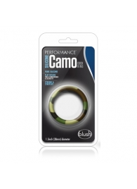 Эрекционное кольцо камуфляжной расцветки Silicone Camo Cock Ring - Blush Novelties - в Саранске купить с доставкой