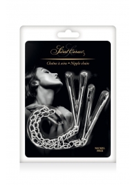 Регулируемые зажимы для сосков Sweet Caress Nipple Chain - Sweet Caress - купить с доставкой в Саранске
