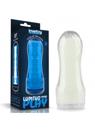 Светящийся в темноте мастурбатор Lumino Play Masturbator Ribbed - Lovetoy - в Саранске купить с доставкой