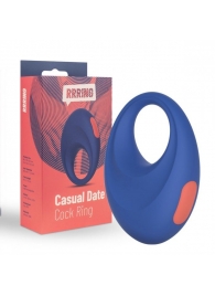 Синее эрекционное кольцо RRRING Casual Date Cock Ring - FeelzToys - в Саранске купить с доставкой